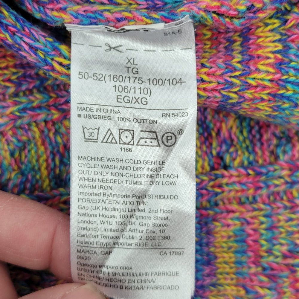 Gap Multi Colored Knit Sweater - image 7